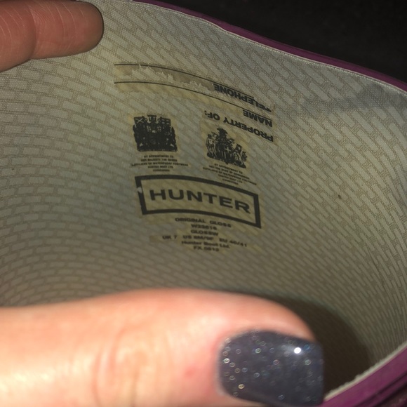 Women’s Hunter Rain boots 8/9 W - Picture 6 of 7